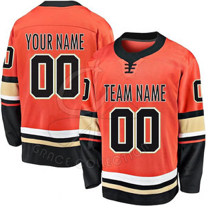 Maillot de hockey sur glace pour homme respirant et personnalisable de haute qualité, vêtements de sport, nom de l'équipe imprimé numériquement, 100% polyester - Product Image 2