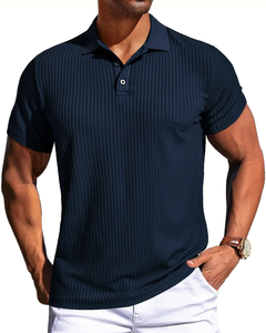Polo décontracté pour hommes, respirant, confortable, style tendance - Product Image 4