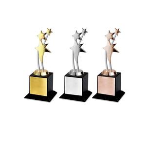 Trophée d'entreprise 3 étoiles de qualité supérieure pour cadeaux ou reconnaissance de l'excellence professionnelle, disponible au meilleur prix depuis l'Inde - Product Image 2