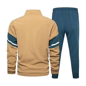 Conjunto Deportivo Unisex 2025 con Cremallera Completa, Transpirable, de Forro Polar, 2 Piezas, Pantalones Jogger, Otoño Invierno, Cálido, Informal, Elástico - Product Image 6