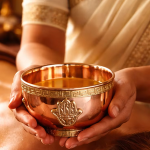 Cuenco de cobre para Panchakarma, cuenco de cobre para Shirodhara, equipo de terapia ayurvédica, suministros de spa de bienestar, herramientas de curación holística - Product Image 2