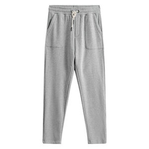 Breathable Casual Cotton Fleece Men's Joggers Sweatpants Pocket <b>Drawstring</b> Closure Canvas Fabric-Best Selling Winter <b>Trousers</b> - Product Image 1