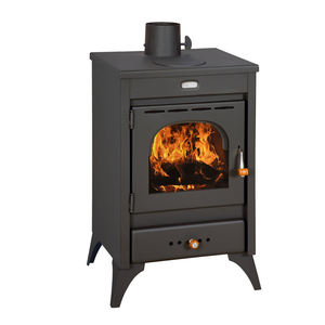 Cheminées à bois de couleur noire en acier aux meilleures performances pour une utilisation en intérieur dans une villa, un appartement, une maison et un hôtel - Product Image 1