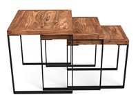 Ensemble de table basse Sydney, acacia clair