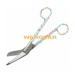 Ciseaux chirurgicaux manuels Wenquar 5,5 pouces en acier inoxydable de qualité supérieure, ciseaux à pansements dorés, instruments les plus vendus, personnalisables - Product Image 6