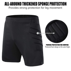 Camisetas y tops acolchados de portero con diseño de sublimación personalizado, conjuntos deportivos de ropa de fútbol de poliéster para hombres - Product Image 4