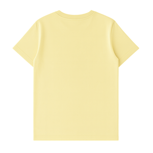 <b>Women</b> Yellow Short Sleeve Crew Neck T <b>Shirt</b> 100% Luxury Organic Cotton Pre Shrunk GOTS Certified Premium Soft Classic Fit Tee - Product Image 2