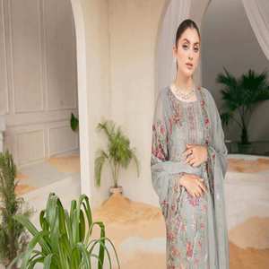 2024 lujo Ramsha Vol NAYAB colección India pakistaní 3 piezas gasa fiesta boda Festival vestidos último desgaste - Product Image 3