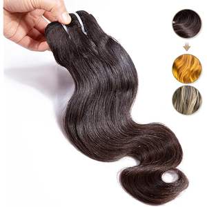 มัดผมมนุษย์ผมตรงหยักศกธรรมชาติผมดิบแบบไม่ผ่านกระบวนการ - Product Image 3