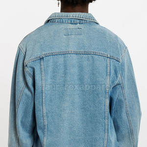 Veste en jean pour homme à manches longues, nouvelle arrivée, fabriquée par Aura Rex Apparel Factory, design personnalisé, prix bas, vente en gros, veste d'hiver pour homme - Product Image 4