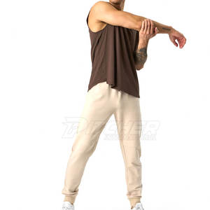 Pantalon de survêtement pour homme de qualité supérieure avec matériau léger et écologique 100% coton, parfait pour le jogging d'hiver et l'utilisation décontractée - Product Image 3