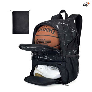Mochila de baloncesto de gran capacidad 2025 para hombres y mujeres, cierre de cremallera con función antirrobo, compartimento para portátil para fútbol - Product Image 1