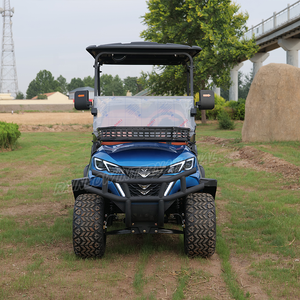 Voiturette <span class=keywords><strong>de</strong></span> golf électrique monoplace en métal avec personnalisation arc-en-ciel, moteur AC 4KW, 2 places, batterie lithium 48V pour terrains <span class=keywords><strong>de</strong></span> golf et clubs - Product Image 4