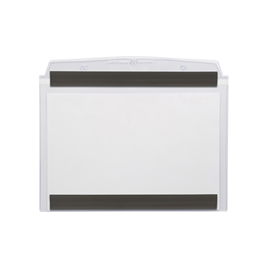 Portadocumenti con tasca visibile magnetica, DIN A6 orizzontale, Trasparente, 2 strisce magnetiche, 10 pz. / Confezione.- SD2M/6 - Product Image 2