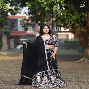 ผ้าจอร์เจียเทียมประดับดาวคุณภาพระดับพรีเมียมพร้อมผ้าซารีและปักเลื่อมผู้ผลิตและผู้จัดจำหน่ายจากซูริค - Product Image 1