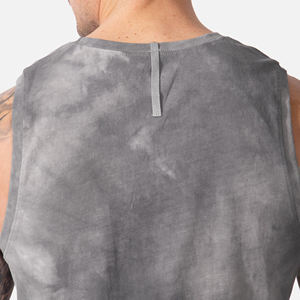 <b>Men's</b> Casual Gym Muscle Bodybuilding <b>Stringer</b> <b>Vests</b> Plain 95% Cotton 5% Spandex Tank Top with Custom LOGO Printing Fitness Wear - Product Image 5