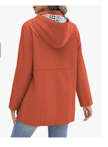 เสื้อโค้ทกันน้ำแบบมีฮู้ดสำหรับผู้หญิง  บุซับในกันลม  ผลิตตามสั่งจากโรงงานโดยตรง สินค้ามาใหม่จากบังกลาเทศ - Product Image 4