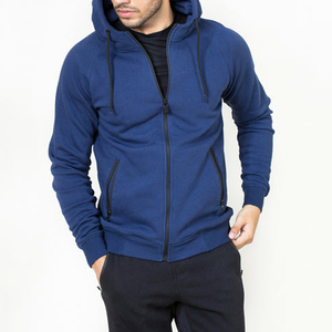 Wholesale and Customized Regular Fit Thick <b>Hoodies</b> for Men High-quality GYM <b>Workout</b> <b>Hoodies</b> for men with Large Zippers - Product Image 1