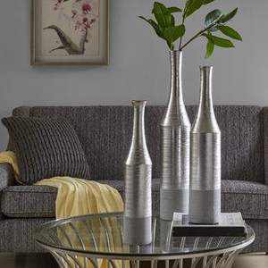 Florero de metal ligero, ideal para uso diario en el hogar, para exhibir flores brillantes con una agradable apariencia visual. - Product Image 2