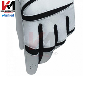 Guantes de Golf para Hombre de Alta Calidad con Cuero Sintético Japonés Premium, Diseño Elástico en Blanco, Denim y Azul - Product Image 4