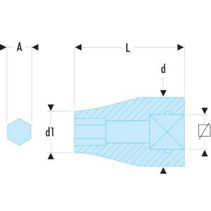 Supports de perceuse Facom 3/8'' avec clip de maintien - Product Image 2