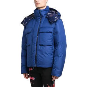 Veste d'extérieur d'hiver pour hommes Manteau de sport à bulles de haute qualité avec impression personnalisée du logo - Product Image 3