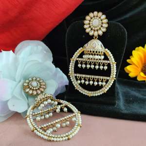 Boucles d'oreilles pendantes Fusion pour femmes Vjoshijewels, cristaux colorés, tendance contemporaine, pierres de qualité supérieure, fête, festive, autres - Product Image 5