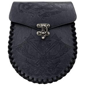 Custom Made Professional Premium Traditional Genuine Leather Sporran Kilt Pouch Different Colors <b>Musical</b> Instrument <b>Accessories</b> - Product Image 1