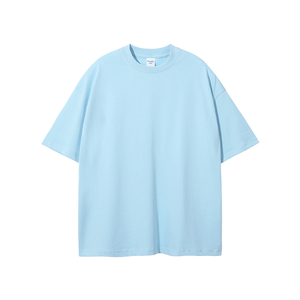 เสื้อยืดคุณภาพสูงขายส่ง เสื้อยืดผ้าฝ้ายออร์แกนิค 100% เสื้อยืดสกรีนโลโก้ เสื้อยืดโอเวอร์ไซส์เนื้อหนา - Product Image 6