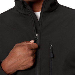 Chaqueta Softshell Impermeable y Transpirable para Hombre, Secado Rápido, Ropa de Invierno para Exteriores, Cuello Alto, Diseños OEM y ODM, Venta al por Mayor, Estilo Casual - Product Image 3