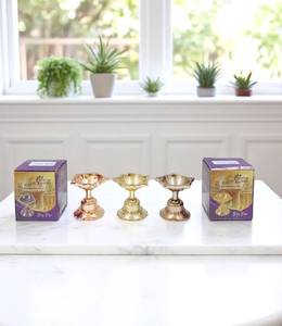 Portavelas espiritual Portavelas de metal de latón Venta al por mayor Chakra en venta Comprar productos de ágata de Amayra Crystals Exports - Product Image 4