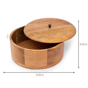 Fournitures directes d'usine Plat de casserole de nourriture en bois de chêne de haute qualité Outils d'ustensiles de maison et de cuisine modernes de grande taille - Product Image 3