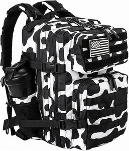 3P Admin Molle Green Soft Nylon Zipper Tactical Backpack OEM <b>Rucksack</b> Camping Hiking <b>Large</b> Capacity 25L-30L - Product Image 4
