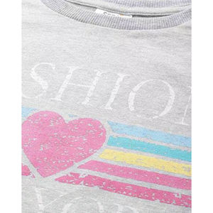 Matériau doux au toucher Service OEM avec propre logo Sweat-shirt respirant à imprimé typographique pour femmes avec épaules tombantes - Product Image 6