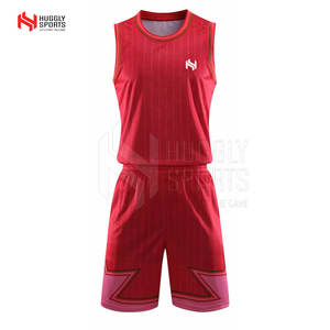 Uniforme de baloncesto de poliéster transpirable de secado rápido personalizado para adultos, conjunto de talla grande con el diseño de su equipo - Product Image 1