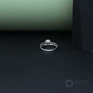 Moissanite <b>Statement</b> <b>Ring</b> For 14KT Fine Gold Elegant Design For Every occasion - Product Image 6