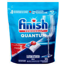 Finish abordable - Quantum avec technologie Activblu - 37ct - Détergent pour lave-vaisselle - Powerball - Nettoyage et brillance ultimes - Product Image 6