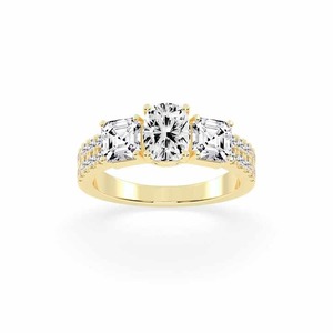 Venta caliente a granel de alta calidad elegante anillo de oro de 14kt y 18kt con diamantes LabGrown joyería de lujo sostenible para cada ocasión - Product Image 5