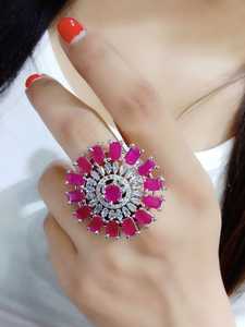 El último diseño, joyería de imitación de diamante americano, agradable a la piel, brillo duradero, diseños únicos de latón para cada ocasión - Product Image 4