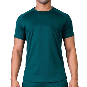 T-shirt de sport athlétique pour homme, 180 grammes, coupe classique, 100 % coton respirant, écologique et compressé, vente en gros - Product Image 1