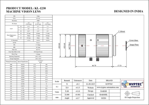 Lente de Visión Artificial de 35 MM con 10 Megapíxeles y Formato de 2/3\" para Automatización y Medición en Fábrica - Product Image 2
