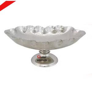 Bol de service de fruits et de salade fini en aluminium et en métal à haute apparence pour restaurant et bar d'hôtel - Product Image 4