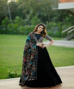 Lehenga Choli pour femmes: étincelle et brillante-Idéal pour les tenues de soirée dans les magasins de détail Pishwas/Anarkali - Product Image 4