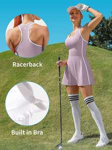 Jupes de tennis plissées taille haute personnalisées pour femmes Jupes de golf athlétiques légères à séchage rapide Fitness Running Vêtements de tennis pour femmes - Product Image 3