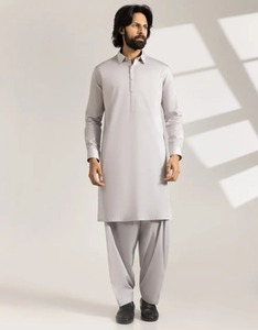 Fabriqué en usine 2025 dernière conception vêtements d'été hommes Shalwar Kameez costume décontracté coton pas cher prix - Product Image 6