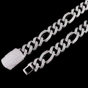 Hot Selling Style Men's Hip Hop Jewelry Moissanite Cuban Moissanita Cubana De 10mm <b>Solid</b> Miami Cuban <b>Bracelet</b> - Product Image 1