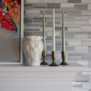 Bougeoirs en Laiton Antique, Set de 3 - Product Image 4