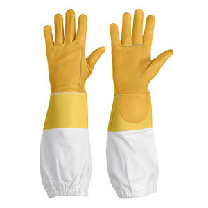Gants d'apiculteur en cuir de vachette respirant et confortable avec des vêtements de sécurité compatibles avec l'écran tactile en bon tissu vente en gros - Product Image 3