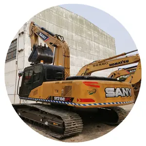 Excavadora hidráulica de segunda mano SANY 215C equipo de construcción pesado eficiente