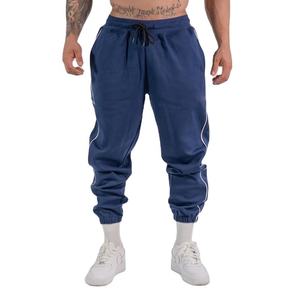 Personalizado francés Terry Fitness hombres Joggers con bolsillos cintura algodón tela Jogger deportes sudor gimnasio pantalones hombres chándales para hombres - Product Image 6